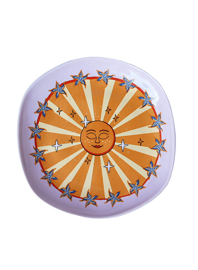 ATLITW Serveerbord Zon met Sterren