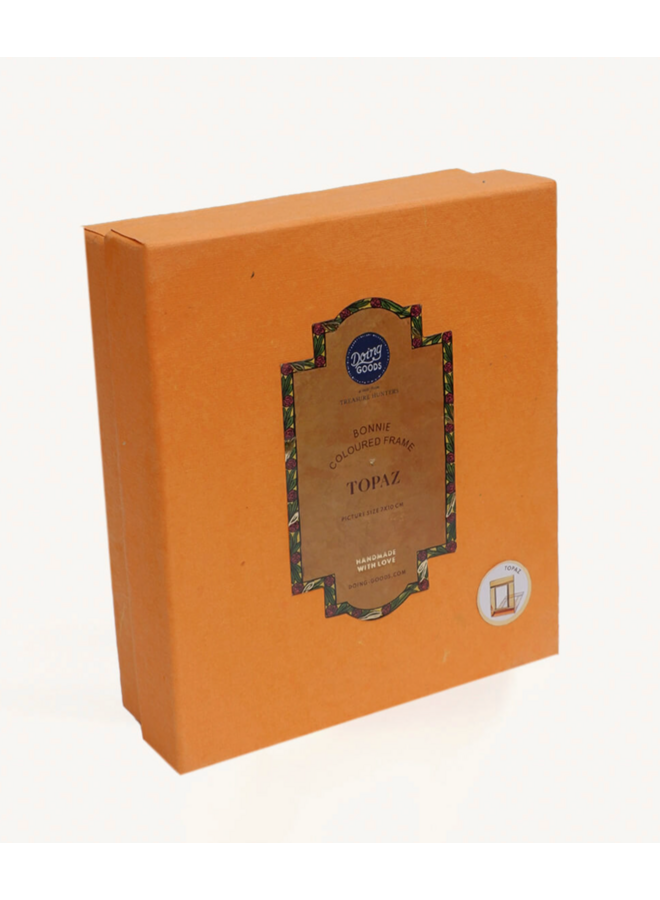 Bonnie Frame Small Topaz in Giftbox Doing Goods