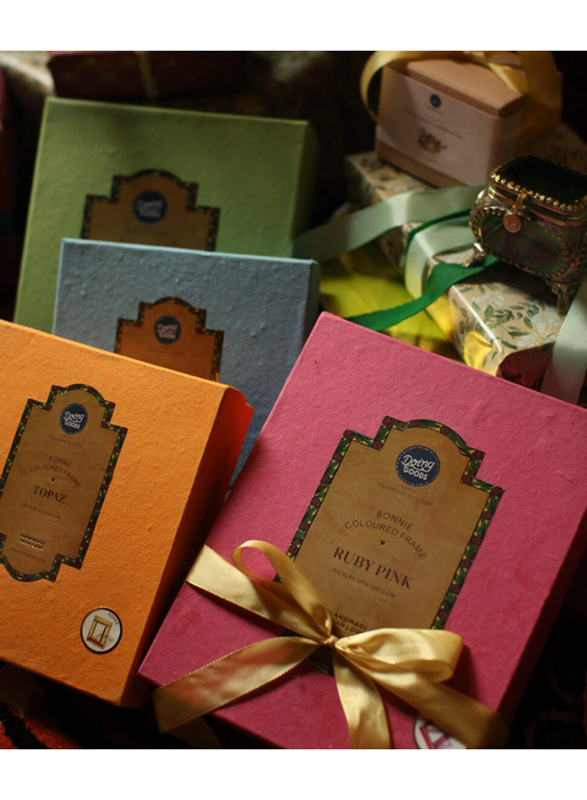 Bonnie Frame Small Topaz in Giftbox Doing Goods