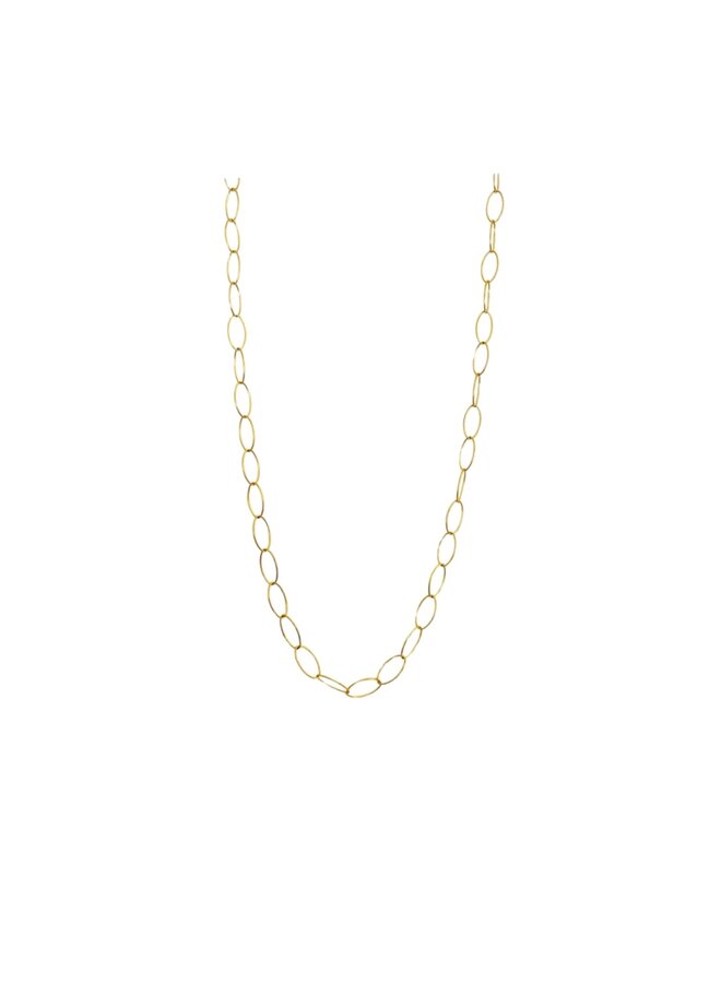 Ellen Beekmans Lange ovale schakelketting XL