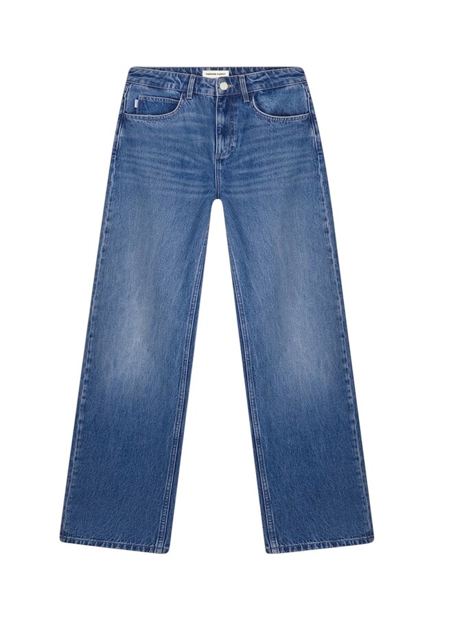 Betty Barrel Jeans Mid Blue Fabienne Chapot