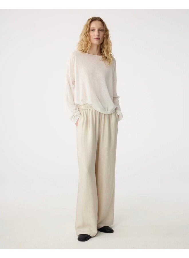 Gill Pullover White Knit-Ted