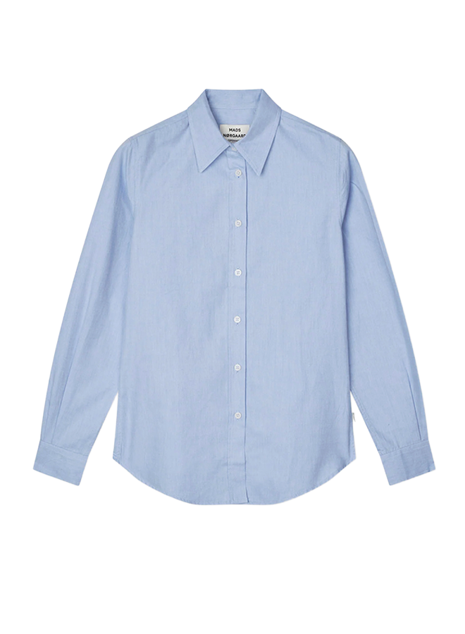 Mini Oxford Shady Shirt Blue Heron Mads Norgaard