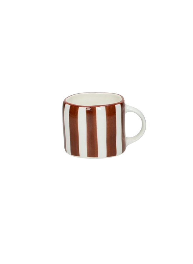 MYKONOS - espresso kopje - porselein - L 9.2 x W 7 x H 6 cm - roest Pomax