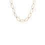 Korte ketting met grote ovale schakel Ellen Beekmans