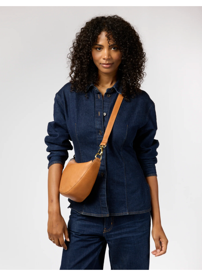 O My Bag Leo Midi Wild Oak Soft Grain Leather