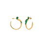 Bird Of Paradise Hoop Earrings Anna+Nina