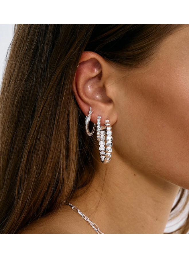 Large Relic Hoop Earrings Anna+Nina