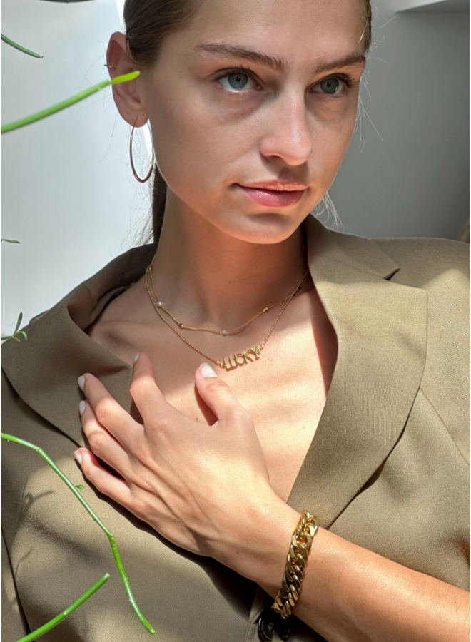 Ellen Beekmans Armband grove schakel XL