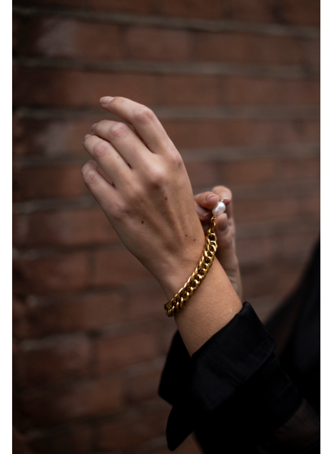 Ellen Beekmans Armband grove schakel XL