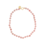 Ellen Beekmans Gemstone ketting licht roze