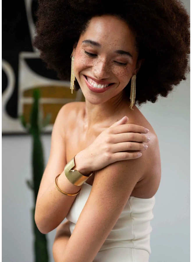 Ellen Beekmans Matte ovale bangle