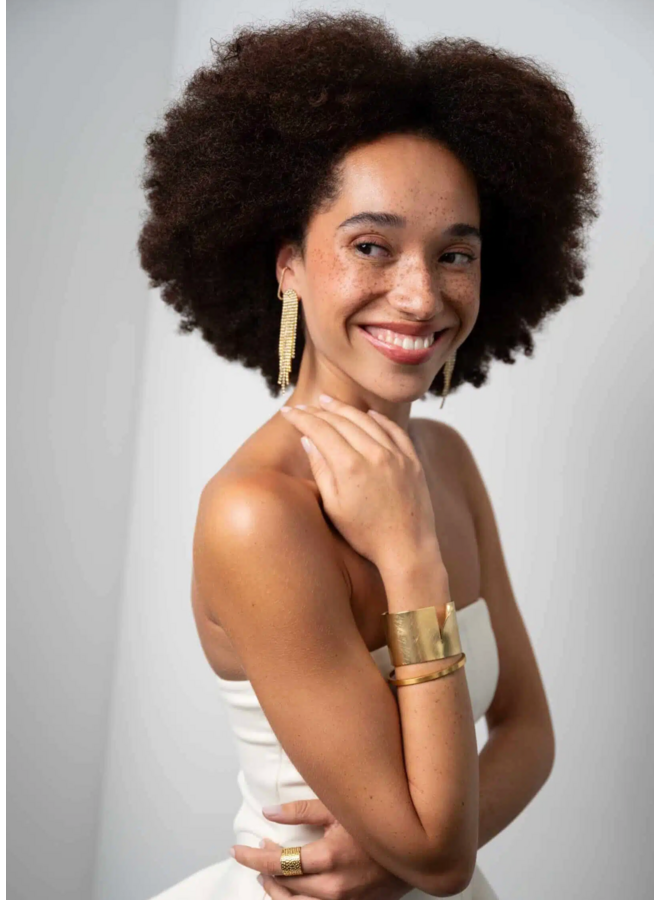 Ellen Beekmans Matte ovale bangle