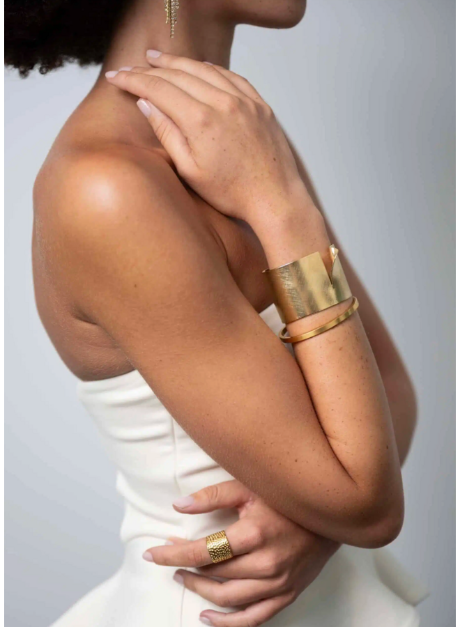 Ellen Beekmans Matte ovale bangle