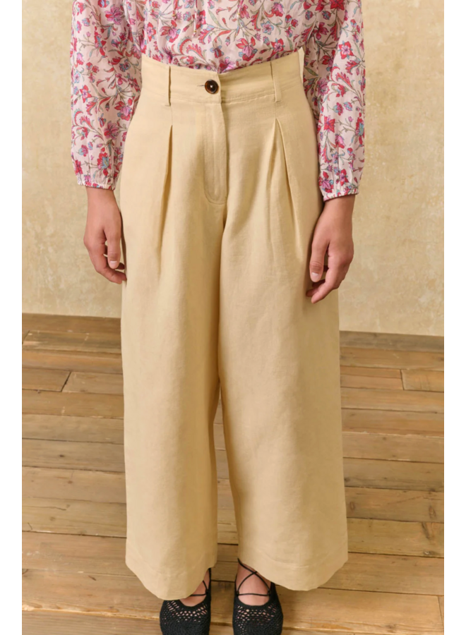 PANTS FEDERICA COTTON LINEN Louise Misha