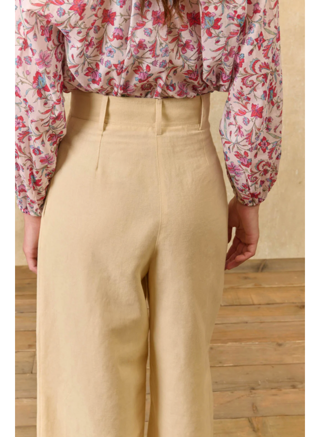 PANTS FEDERICA COTTON LINEN Louise Misha