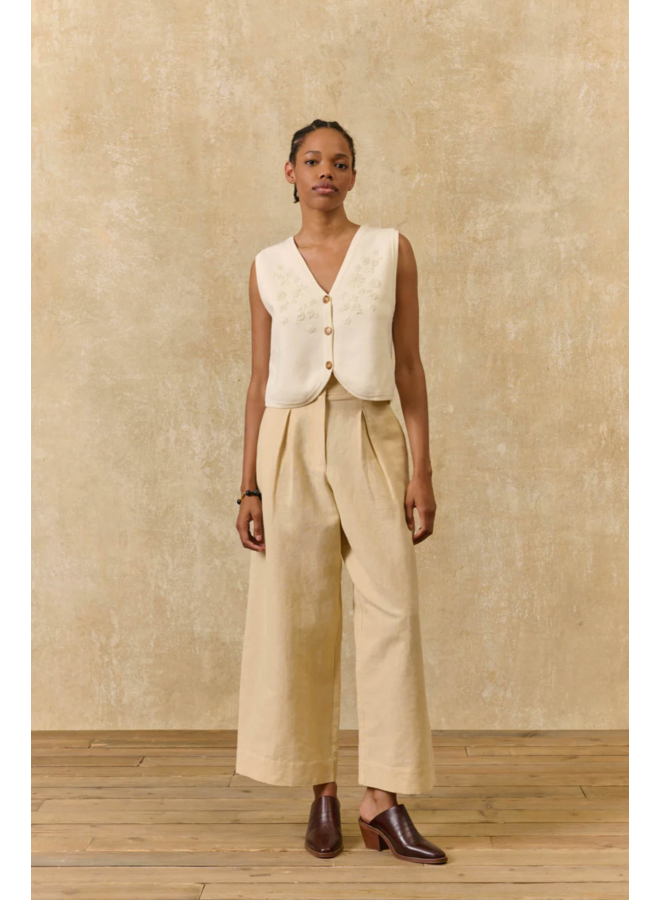 PANTS FEDERICA COTTON LINEN Louise Misha