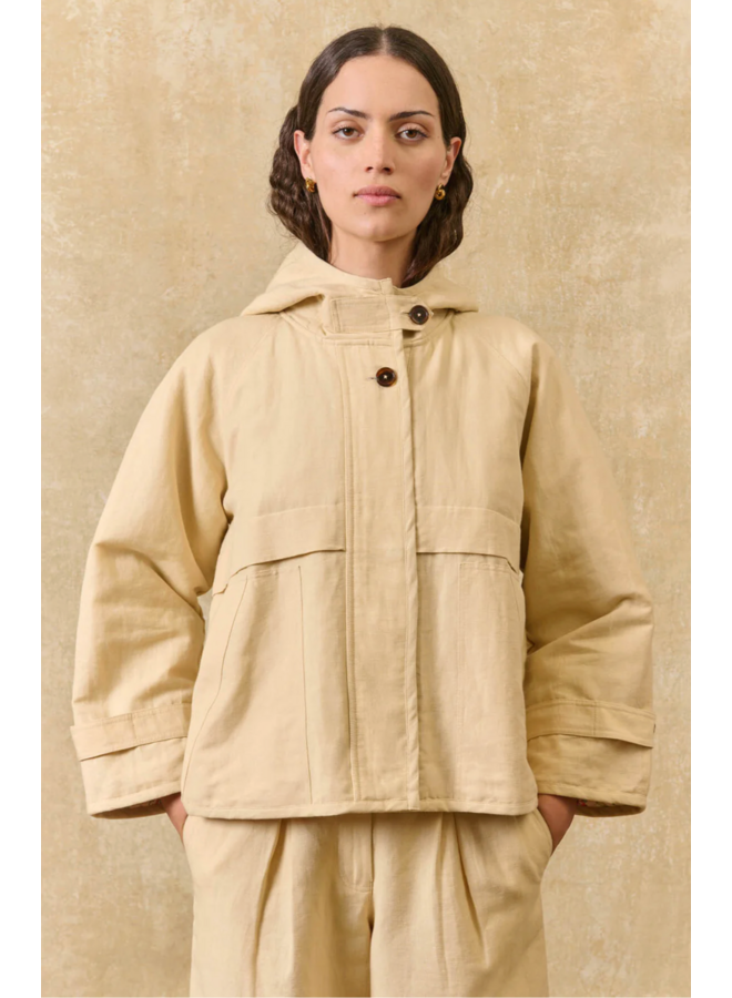 JACKET BERTILLE COTTON LINEN CANVAS Louise Misha