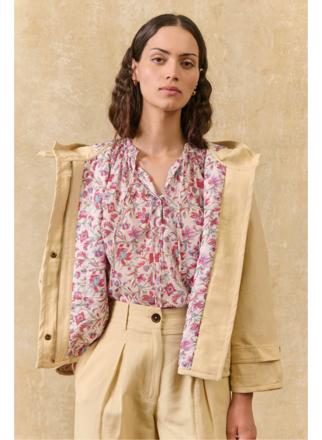 JACKET BERTILLE COTTON LINEN CANVAS Louise Misha