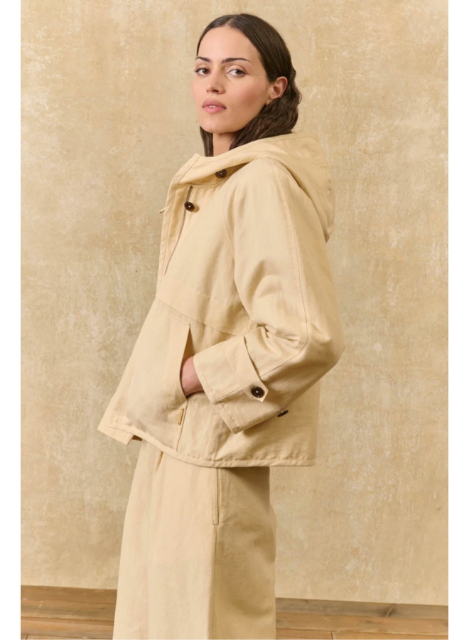 JACKET BERTILLE COTTON LINEN CANVAS Louise Misha