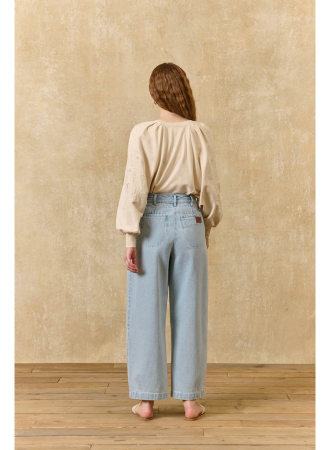 PANTS ALMOSI DENIM Bleach Louise Misha