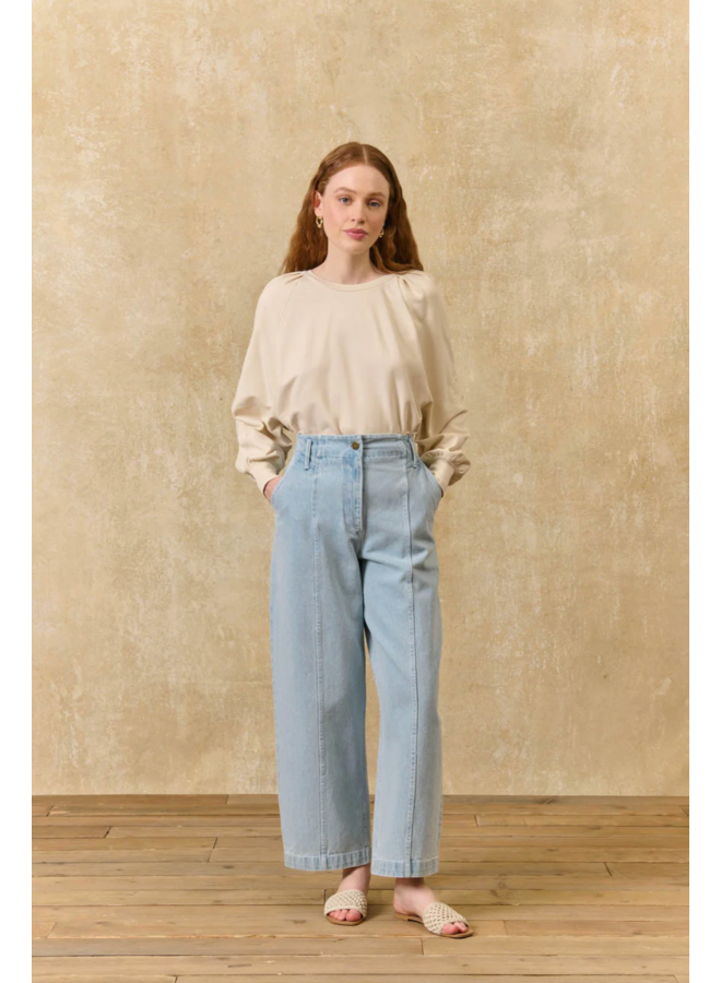 PANTS ALMOSI DENIM Bleach Louise Misha
