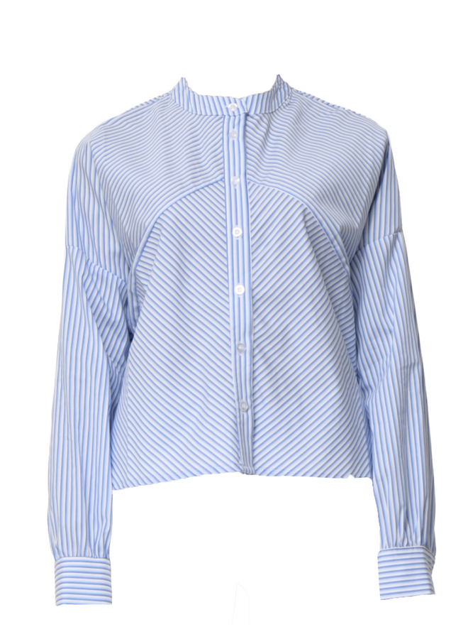 FL-CH-FASHION-R Blouse Bleu  La Fee Maraboutee