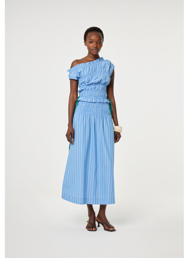 Yoko Skirt Marina Blue/ Cosy White Fabienne Chapot