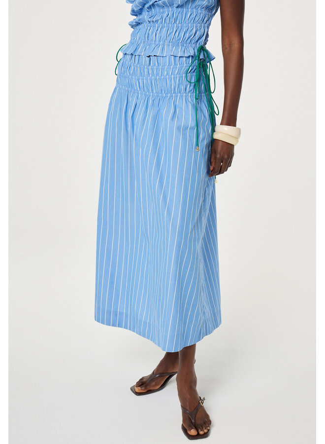Yoko Skirt Marina Blue/ Cosy White Fabienne Chapot