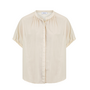 Lotus Blouse Ivory Knit-Ted