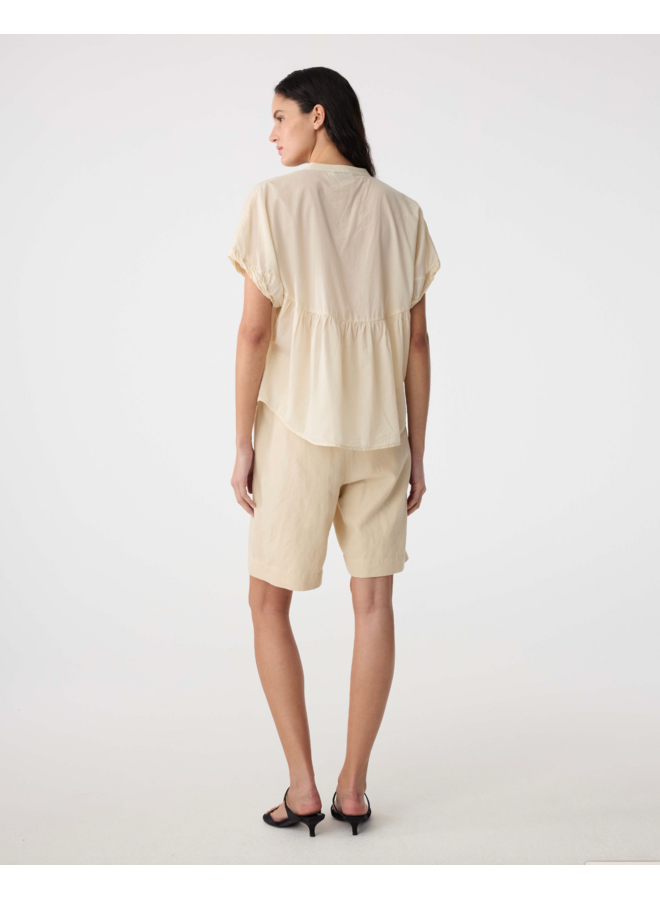 Lotus Blouse Ivory Knit-Ted