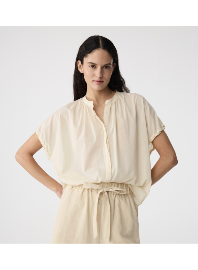 Lotus Blouse Ivory Knit-Ted