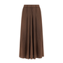 Cato Skirt Mid Brown Knit-Ted