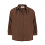 Mook Blouse Mid Brown Knit-Ted