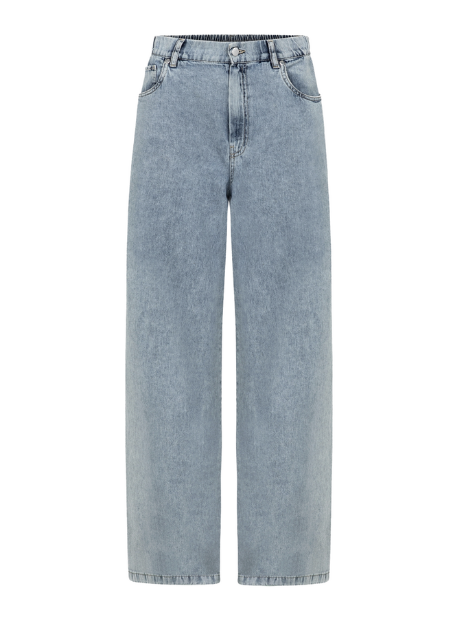 Dennie Pants Blue Knit-Ted