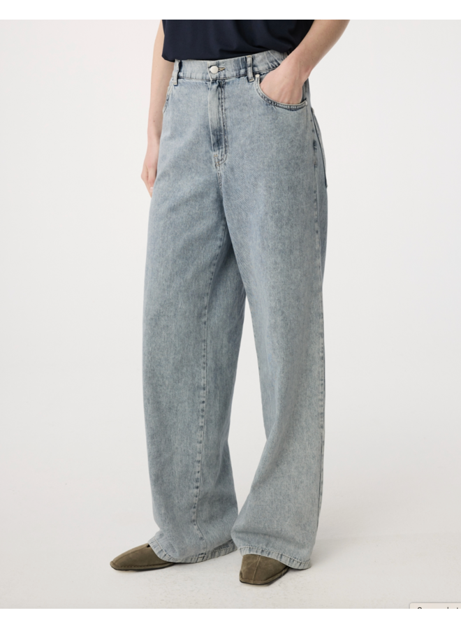 Dennie Pants Blue Knit-Ted