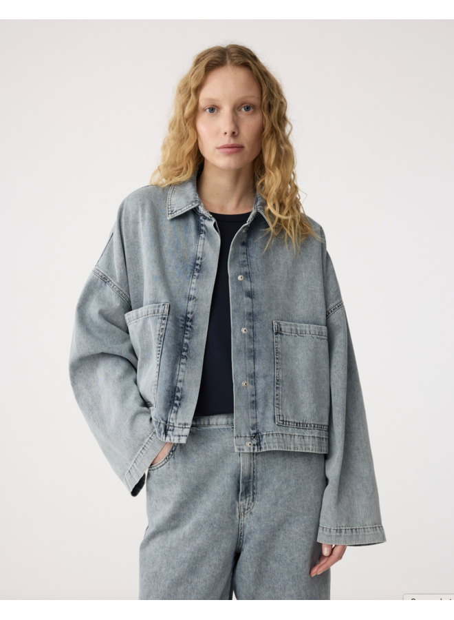 Dory Jacket Blue Knit-Ted