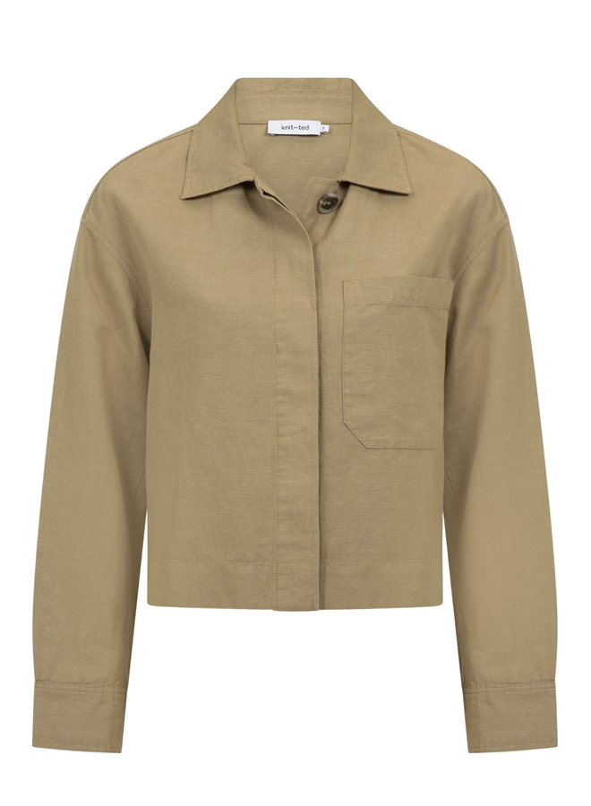 Joan Jacket Clay - Knit-Ted
