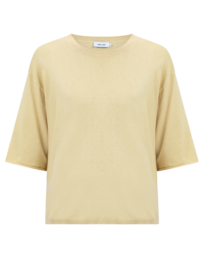 Merle T shirt - Yellow Knit-Ted