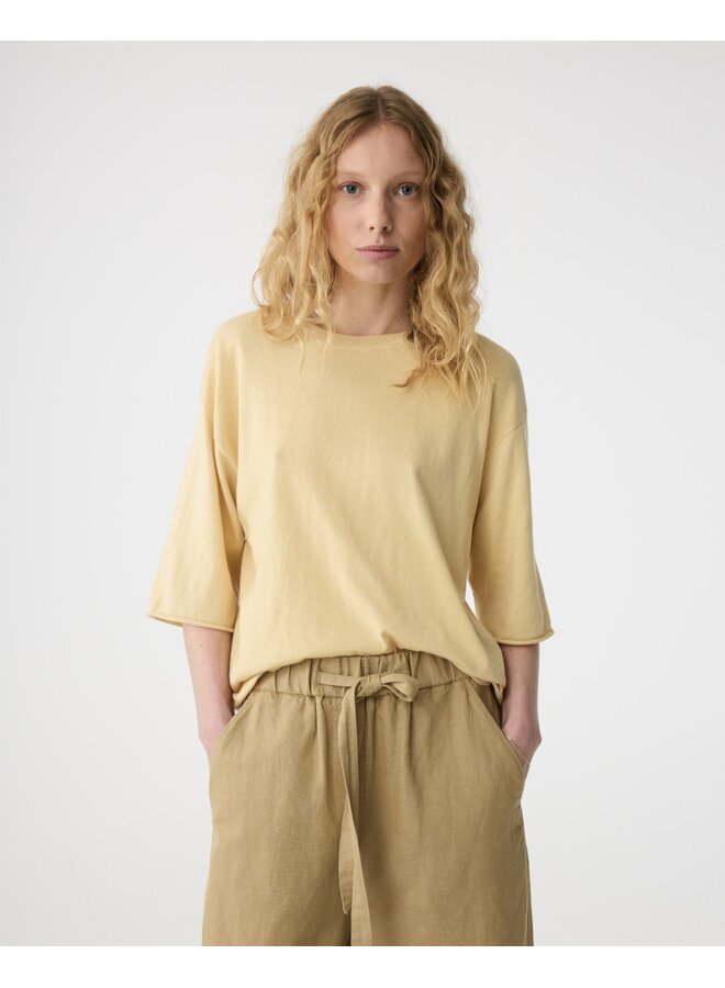 Merle T shirt - Yellow Knit-Ted