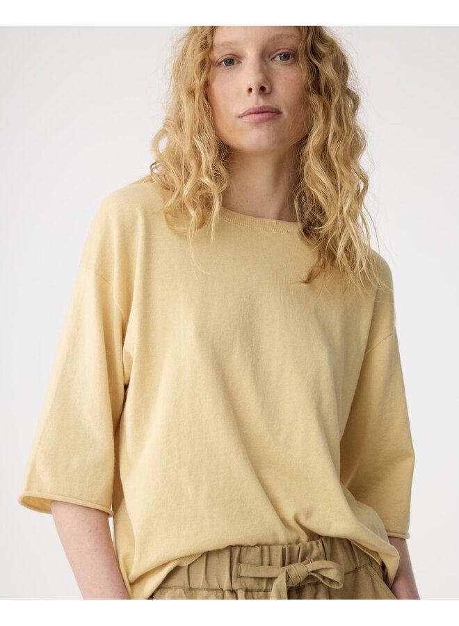 Merle T shirt - Yellow Knit-Ted