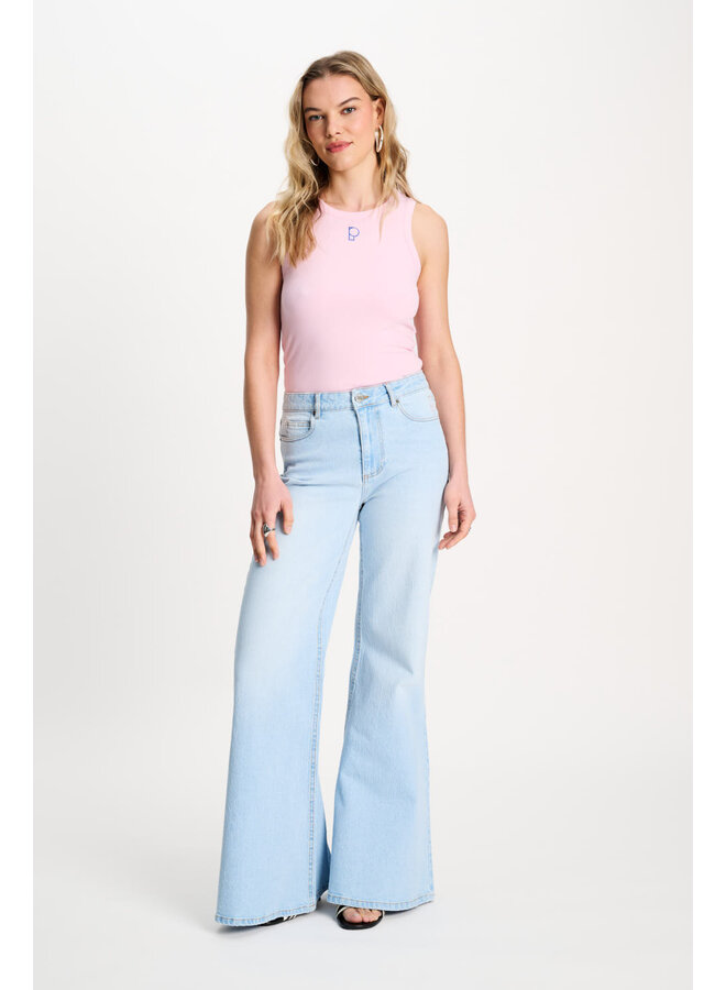 Pom Amsterdam TANKTOP Rib Shell Pink