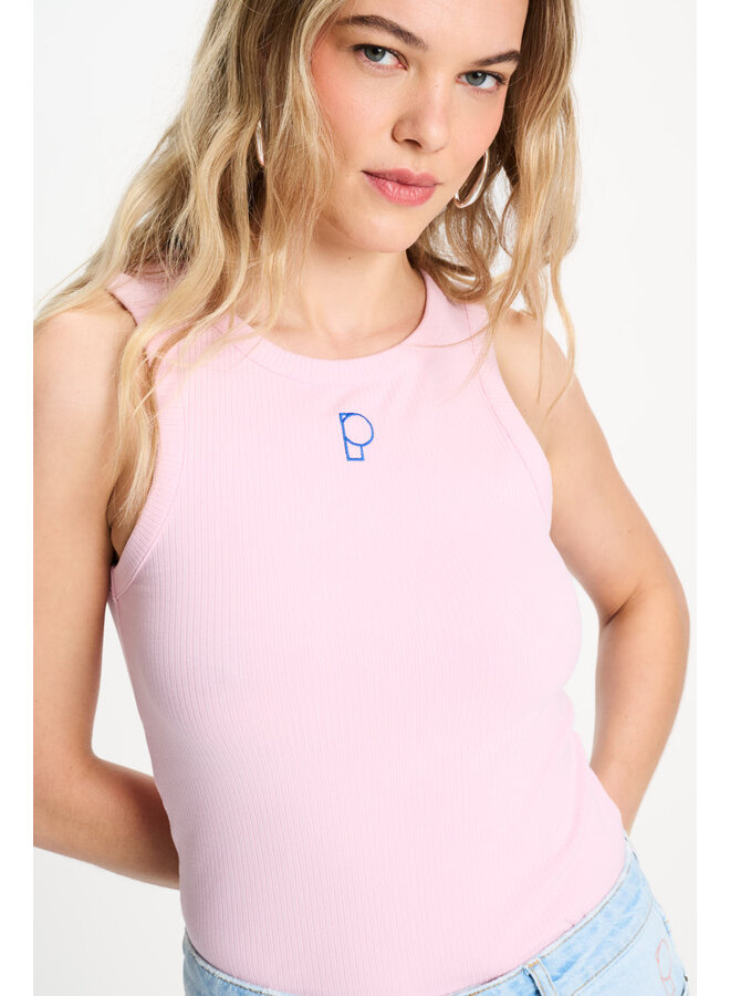 Pom Amsterdam TANKTOP Rib Shell Pink