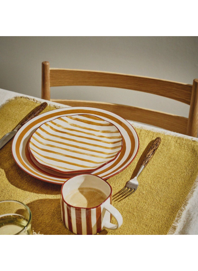 MYKONOS - mok - porselein - L 12 x W 8,5 x H 9 cm - roest Pomax