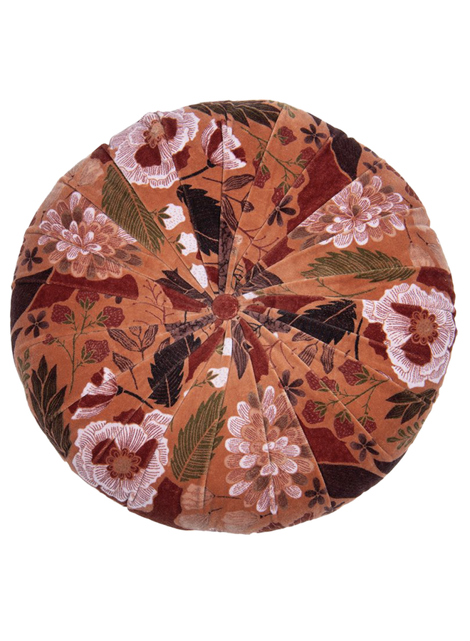 Cushion Maye Camel Round Imbarro