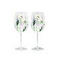 Springtime Toast Wine Glass Set of 2 Anna+Nina