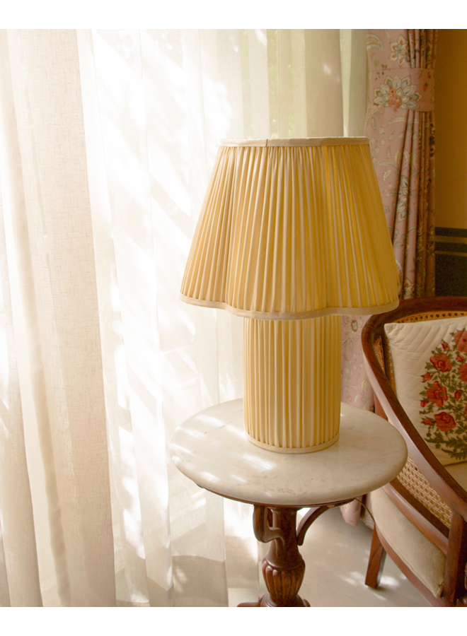 Myra Lamp Large Silk Buttercup Doing Goods