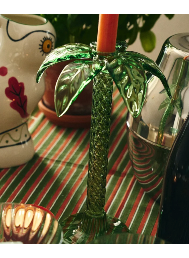Sage Palm Tree Candle Holder Anna+Nina