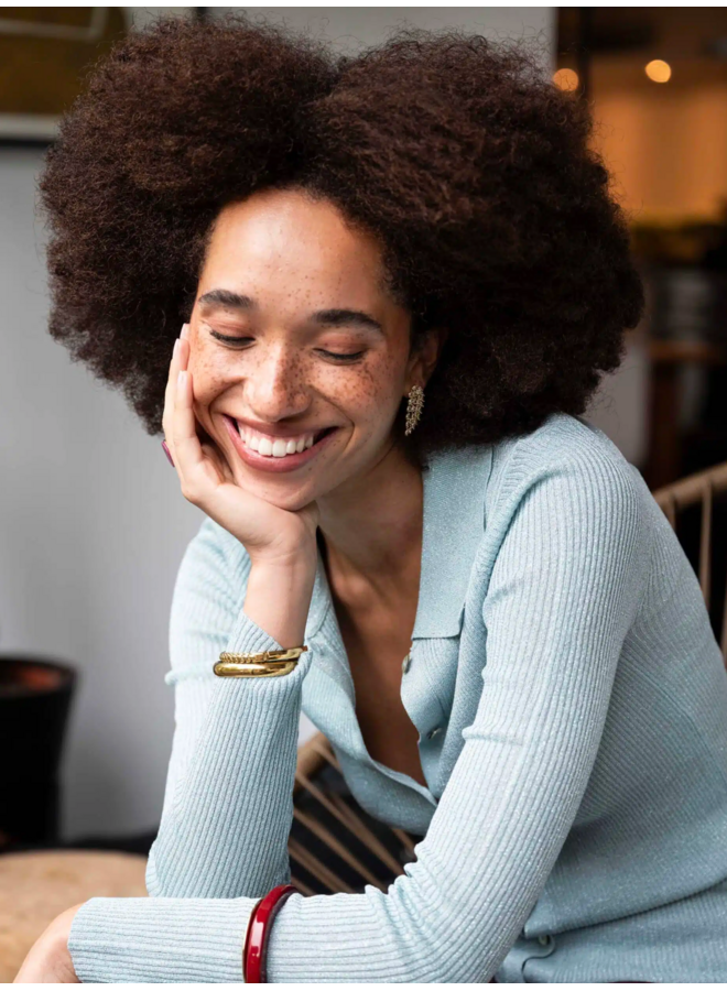 Ellen Beekmans Platte organische bangle