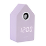 A Clock Cuckoo LED Present Time soft lilac